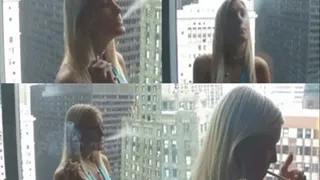 Nicole: Skyscraper Smoking Pt.2 MPEG