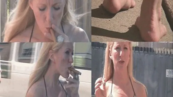 Dia: Barefoot & Cigar Smoking Outside Pt.1