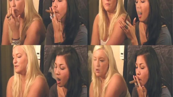 Dakota & Brooklyn Share A Smoke/First Cigar MPEG