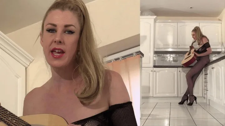 Pregnant Giantess Allexxa, Clip 3, Crushes a Guitar - PIP