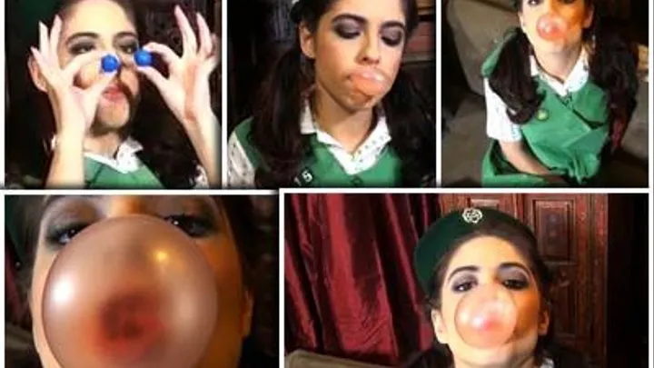 Girl Scout Bubble Blowing