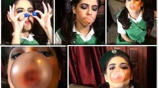 Girl Scout Bubble Blowing