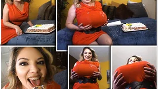 POV: Happy Birthday Breast Expansion Tease and MI