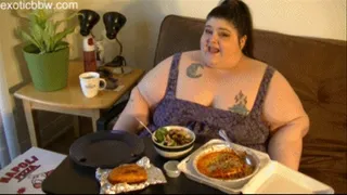 SSBBW pizza and lasagna feast, H.264