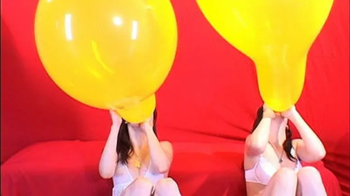 Alexxia & Atish's Blow 2 Pop Race of 24 " Qualatex Balloons