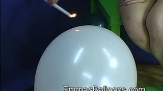 Debby Pops Balloons With Candles