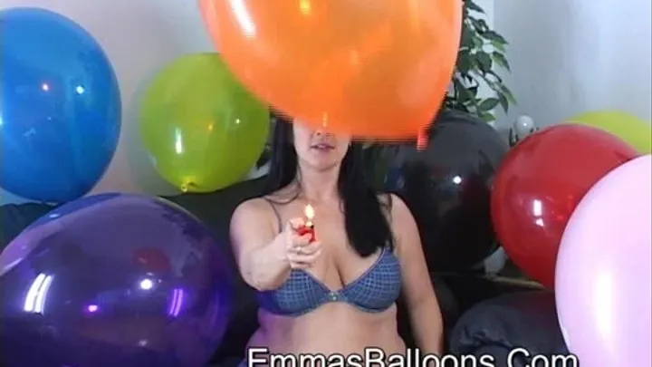 Popping Balloons With A Cigarette Lighter