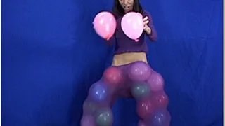 Kitty's Clothes Stuffed With Balloons