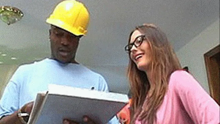 She's a white wife and her husband isn't him and she fucks the construction crew - high