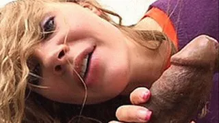 Blondie bites off more big dicks than she can chew - high