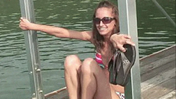 Cute amateur barely 18 and wants to ride on our boat, good thing she's a Ho - high