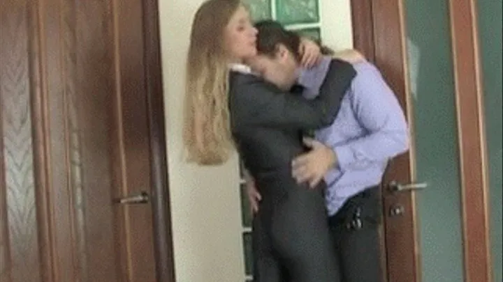 Leggy Brunette Getting Ass Fucked At The Office - part 1