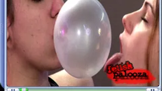 Bubble gum blowing party