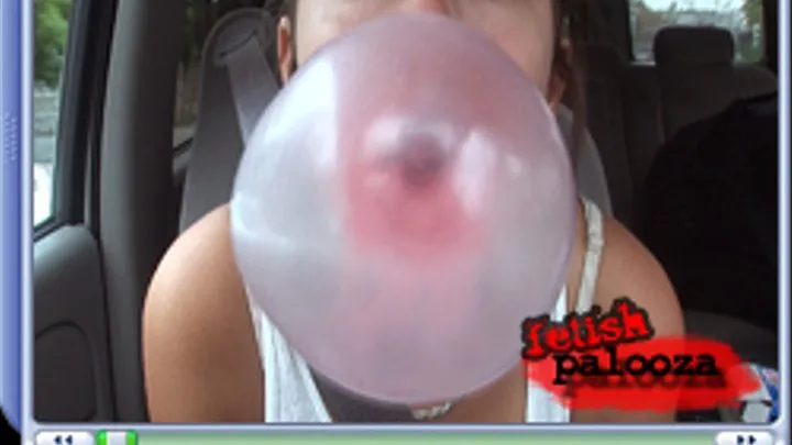 Rebecca bubble gum blowing 1 of 4`