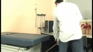 Milf jerks off the doctor