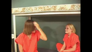 Blond cellmate likes Meagans bare ass