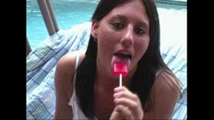 Hardbody Rene - lollipop licking