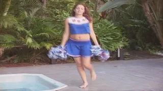 part 1, Cheerleader takes a naked swim