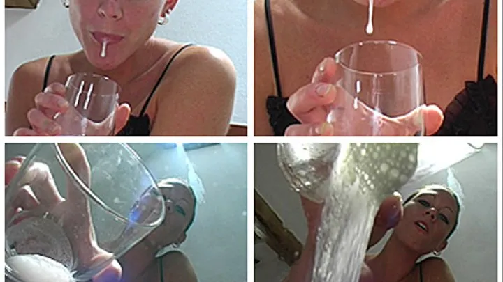 Princess Tammy's delightful spit in a glass (PRINCESS TAMMY) - quicktime