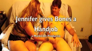 Jennifer Gives Bones a Handjob