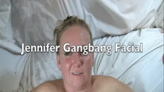 Jennifer Gangbang Facial Clip
