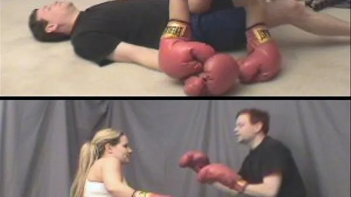 Britney with Boxing Gloves Part One