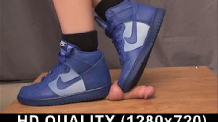 Blue Sneakers Crush the Cock and Balls
