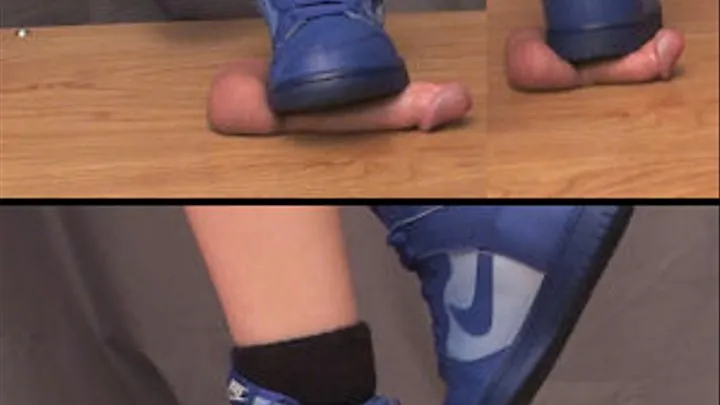 Blue Sneakers Crush the Cock and Balls Full