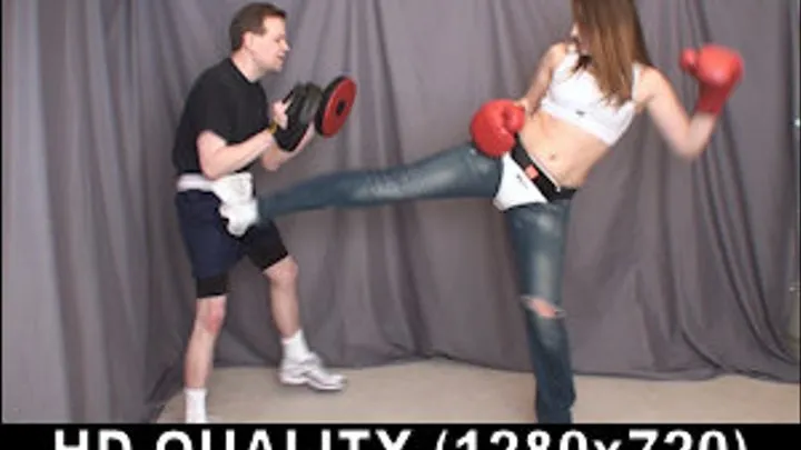 Jenni Boxing Practice