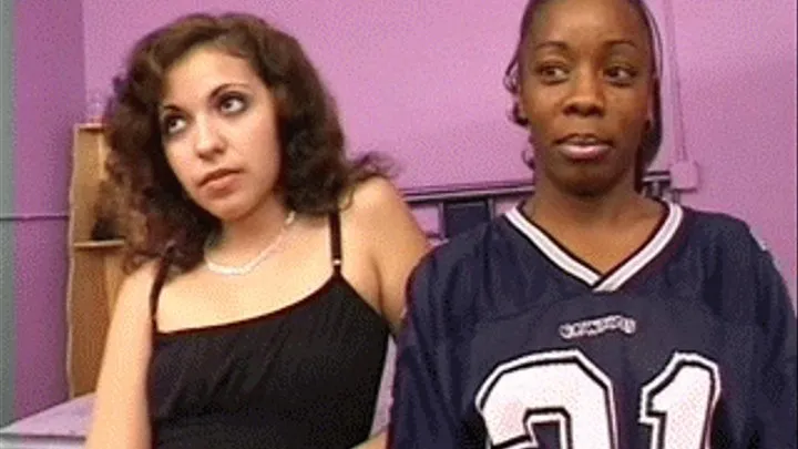 A Pair Of Ghetto Chicks Double-team A Hung Black Stud - part 2