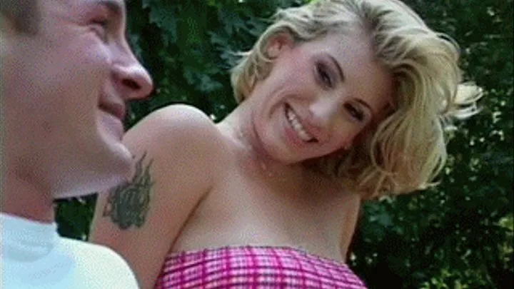 Cute Blond Kat Fucks Her Man At A Picnic - part 2