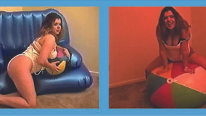 Tess' Beach Ball Photo Shoot- Including Both Beach Balls