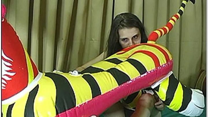 ANdi INflates Her Tiger