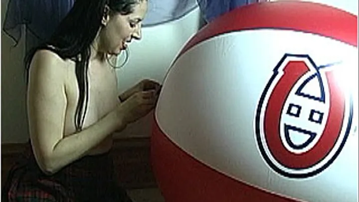 Heather's Montreal Canadians Beach Ball