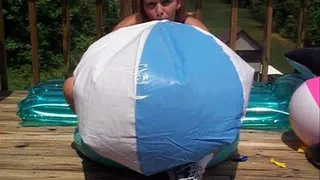 Inflatapalooza- Hailey's Out With A Bang- Just The Big Beach Ball Scene
