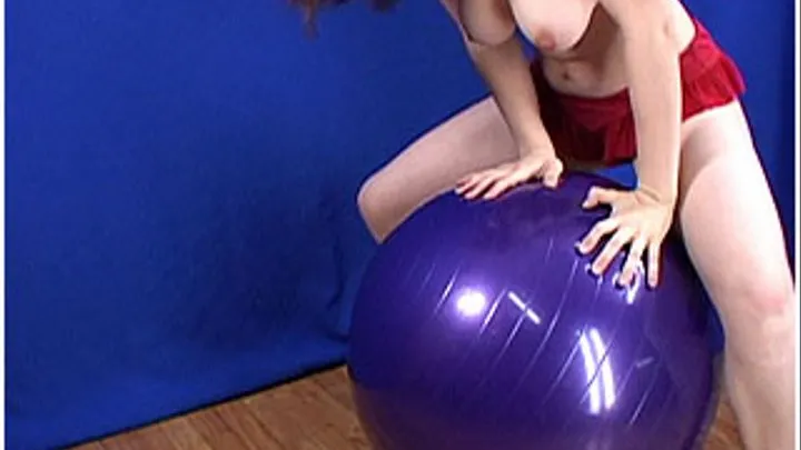 Lizzie On A Fit Ball