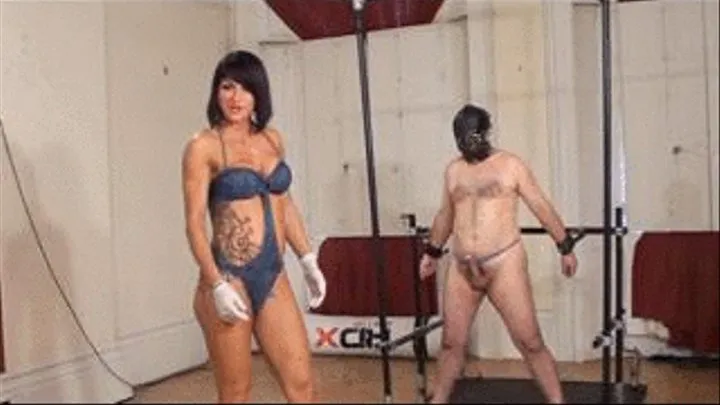 Ballbusting Personal Trainer (Clip 1 of 2)