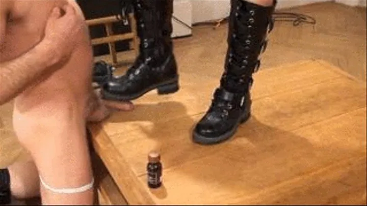 Biker Boot Cock Stomping (CLIP 1 of 1)