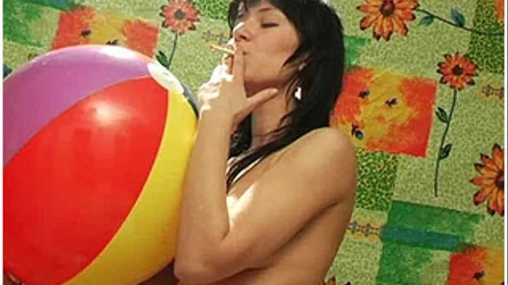 Smoking With A Beachball