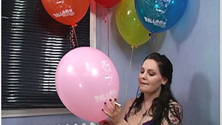 Helium Balloons Get Cig Popped