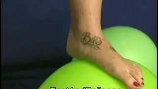 Tattooed Feet Balloon Tease