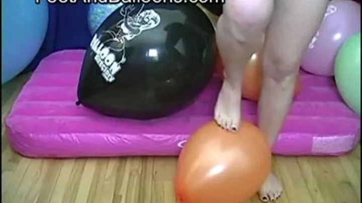 Bare Foot Balloon Popping