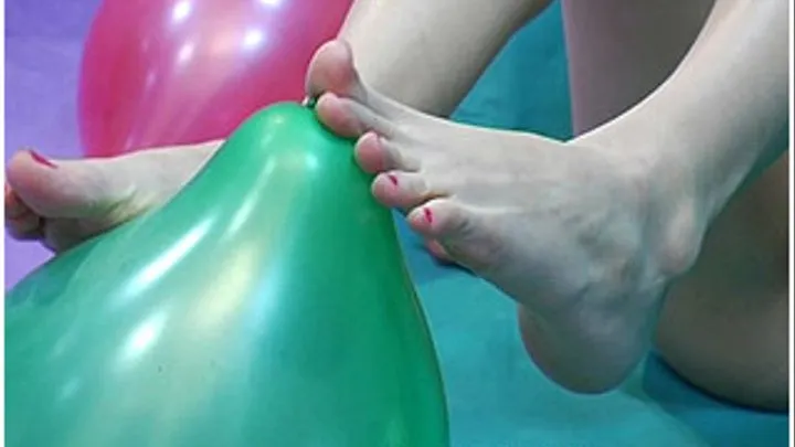 Balloon Foot Tease