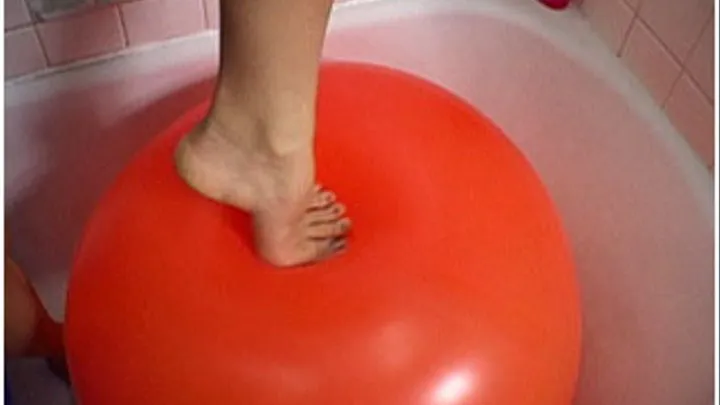 Bathtub Balloon Pop