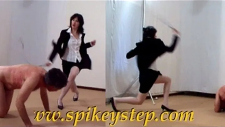 Russian Style Whipping -The Business Woman -Part Two