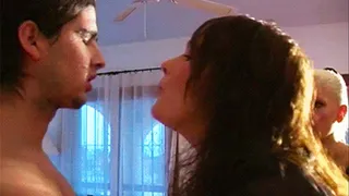 Spitting in his mouth & face - Bitchy Brats & Donkey - Video