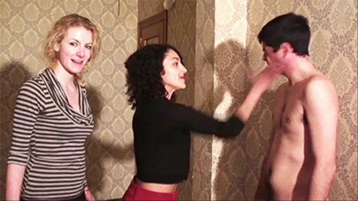 Face slapping lessons - Nasty Natascha, Sarah & Gormless