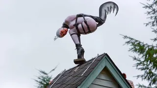 : ROOFTOP ROOSTER - Ashley Renee Braves House of Gord's Rooftop All Tied Up