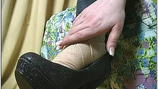 Bandaged Ankle Squeeze