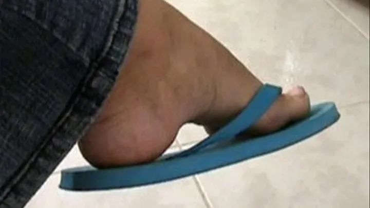 Tori's Blue Flip Flops (S)